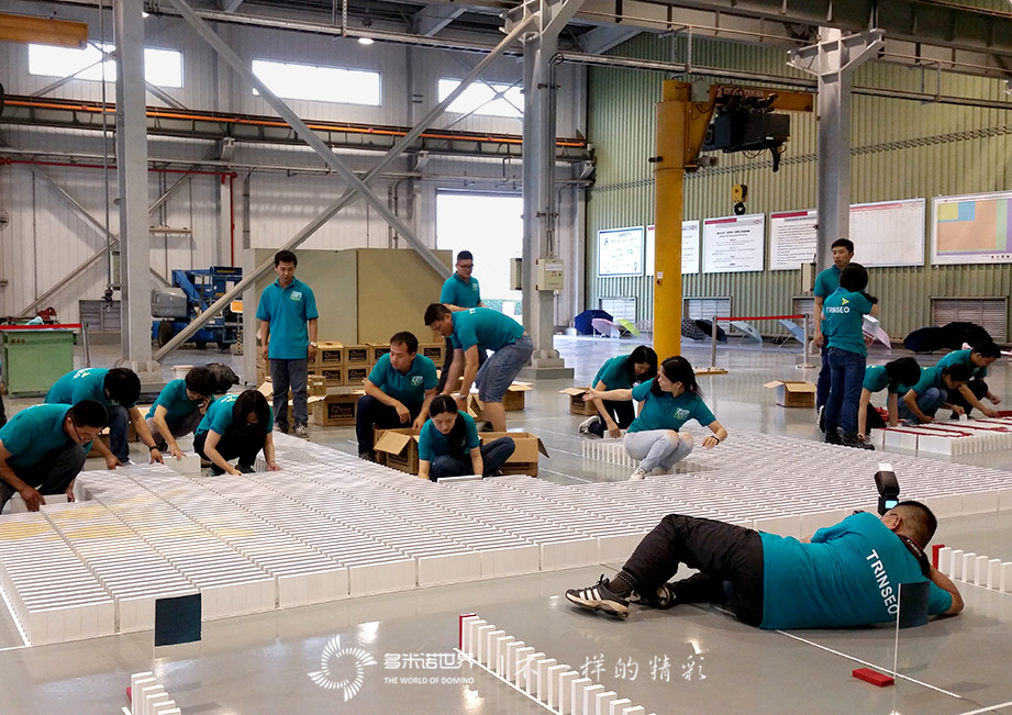 盛禧奧慶生多米諾團隊大挑戰(zhàn)