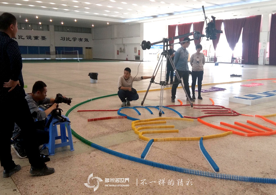 “風(fēng)雨20載，因你而精彩”多米諾骨牌成主角